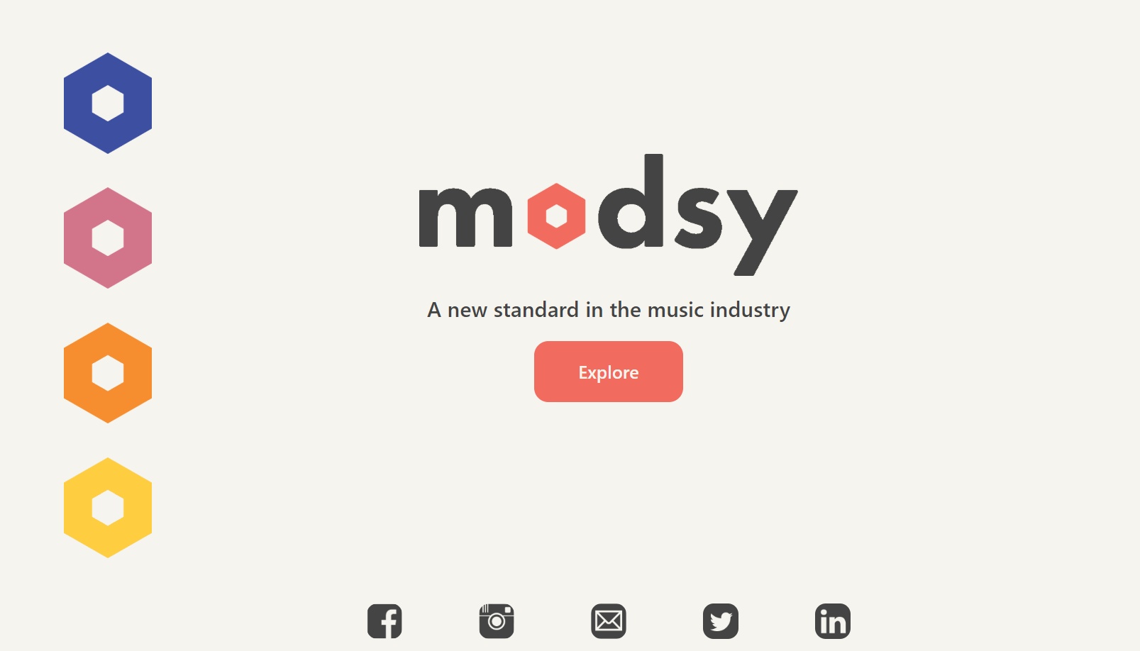 This module I have also been quite busy with making a website for Modsy. This picture shows the design. To see the complete website, see the link below!